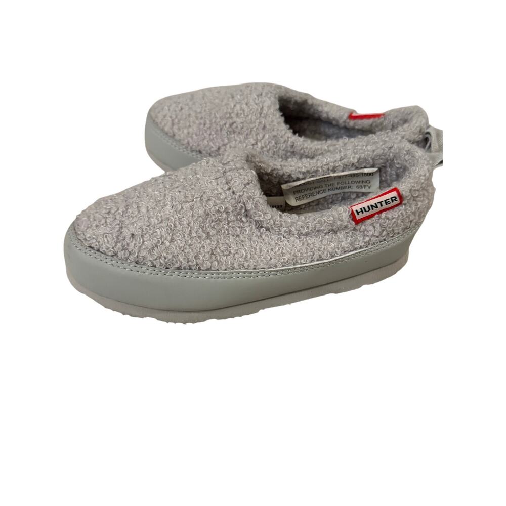 Grey Hunter Kids Fleece Slipper Shoes Size 11